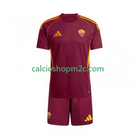 AS Roma Bambino Maglia Prima 2025/2026 Manica Corta